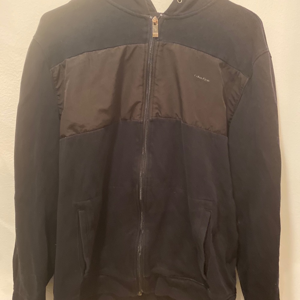 Calvin Klein Black Men’s Zip Up Hoodie